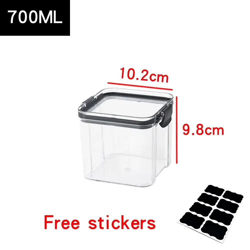 Premium Kitchen Food Storage Containers - Versatile Organization Jars with Lids for Efficient Kitchen Storage